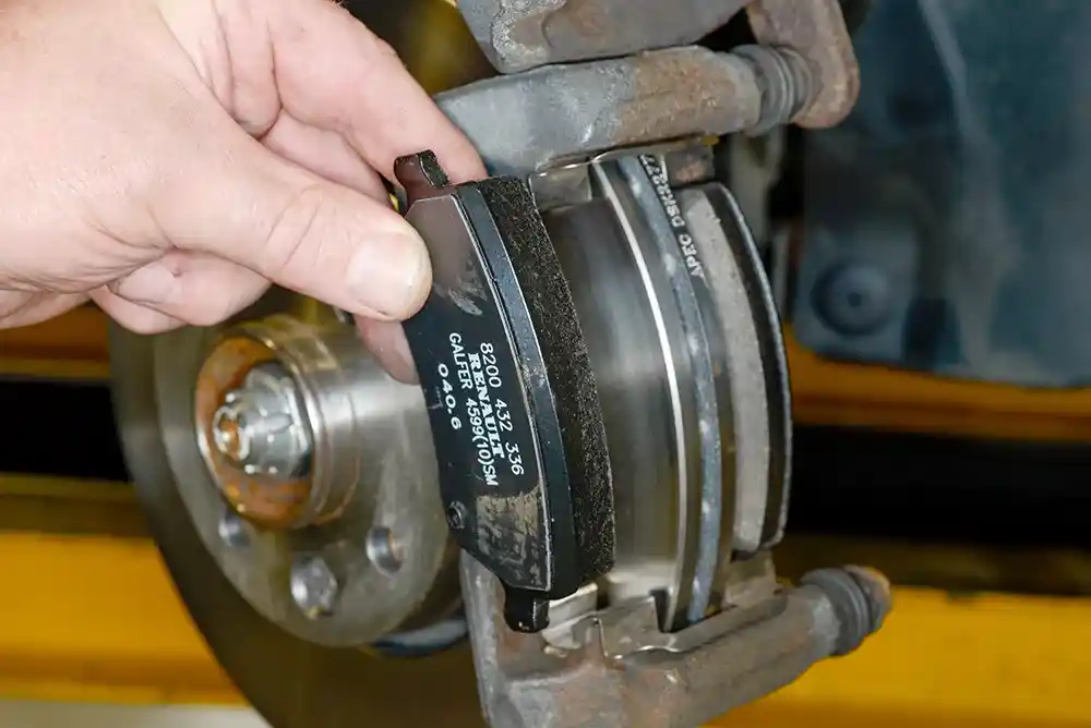 Front Axle Brake Pad Replacement